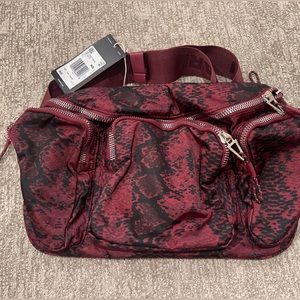 adidas x IVY PARK Red & Black Oversize Fanny Pack